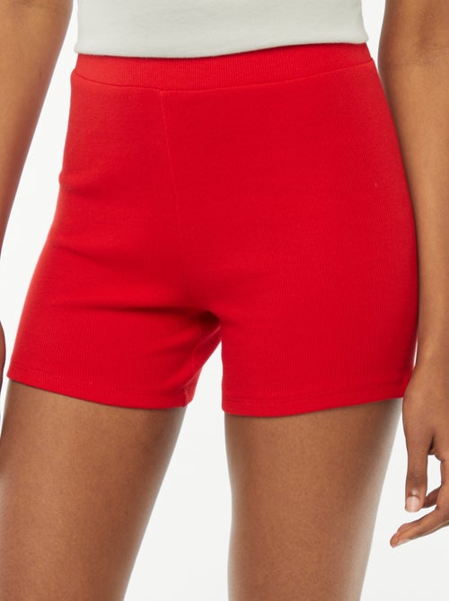 Shorts da ciclista in maglia a coste - Kiabi
