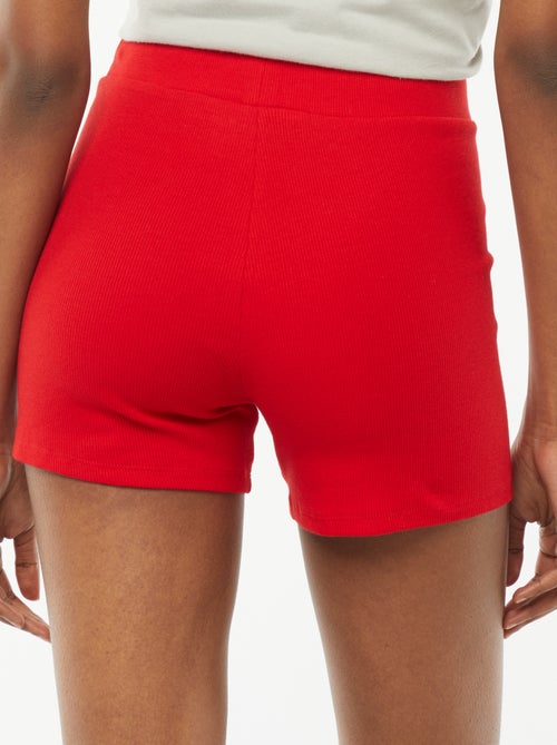 Shorts da ciclista in maglia a coste - Kiabi