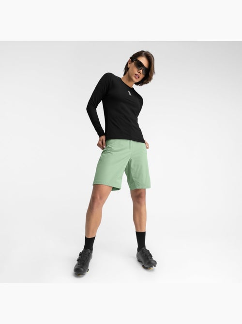Shorts da gravel donna ciclismo donna jade - Kiabi Shorts da gravel donna ciclismo donna jade - Kiabi