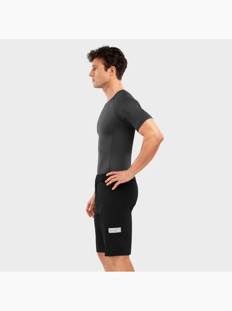 Shorts da gravel uomo ciclismo uomo block Nero - Kiabi