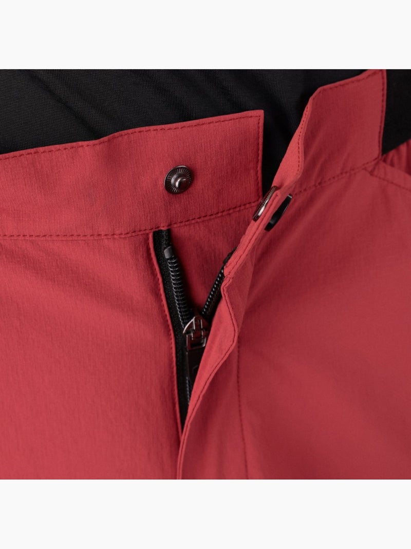 Shorts da gravel uomo ciclismo uomo block Rosso - Kiabi