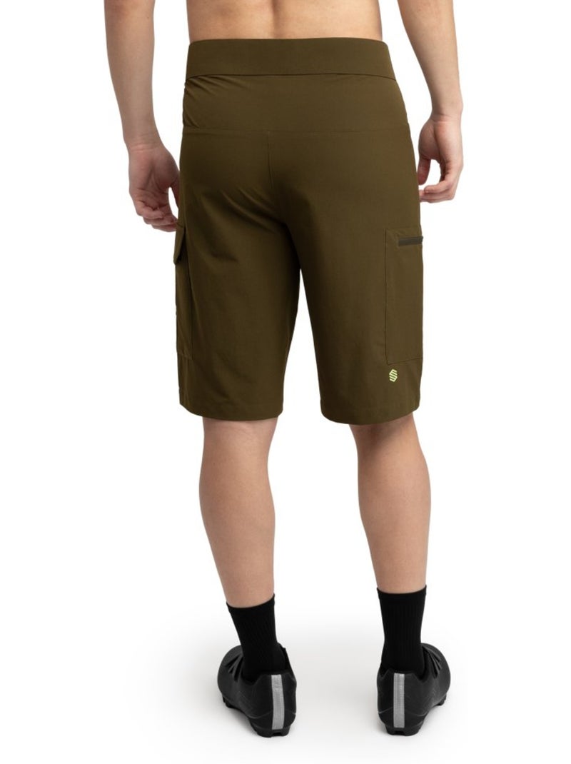 Shorts da mtb da uomo ciclismo uomo mtb braker Verde - Kiabi