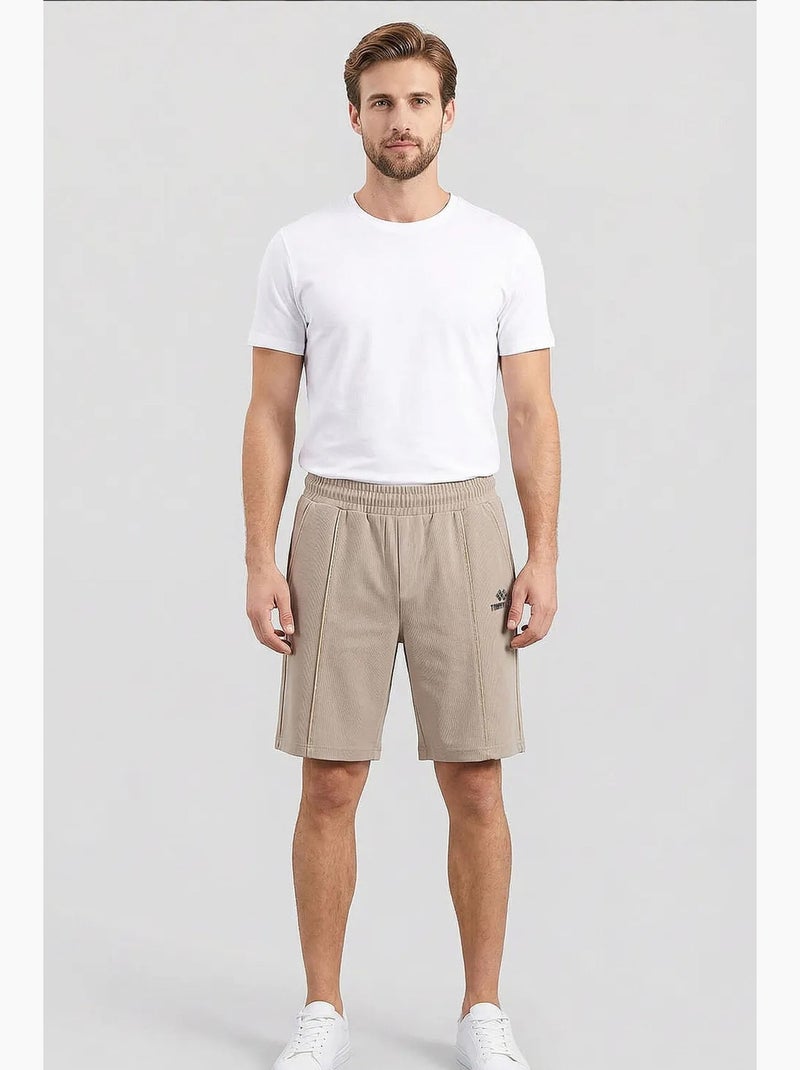 Shorts da uomo in cotone e poliestere tommy Sabbia - Kiabi