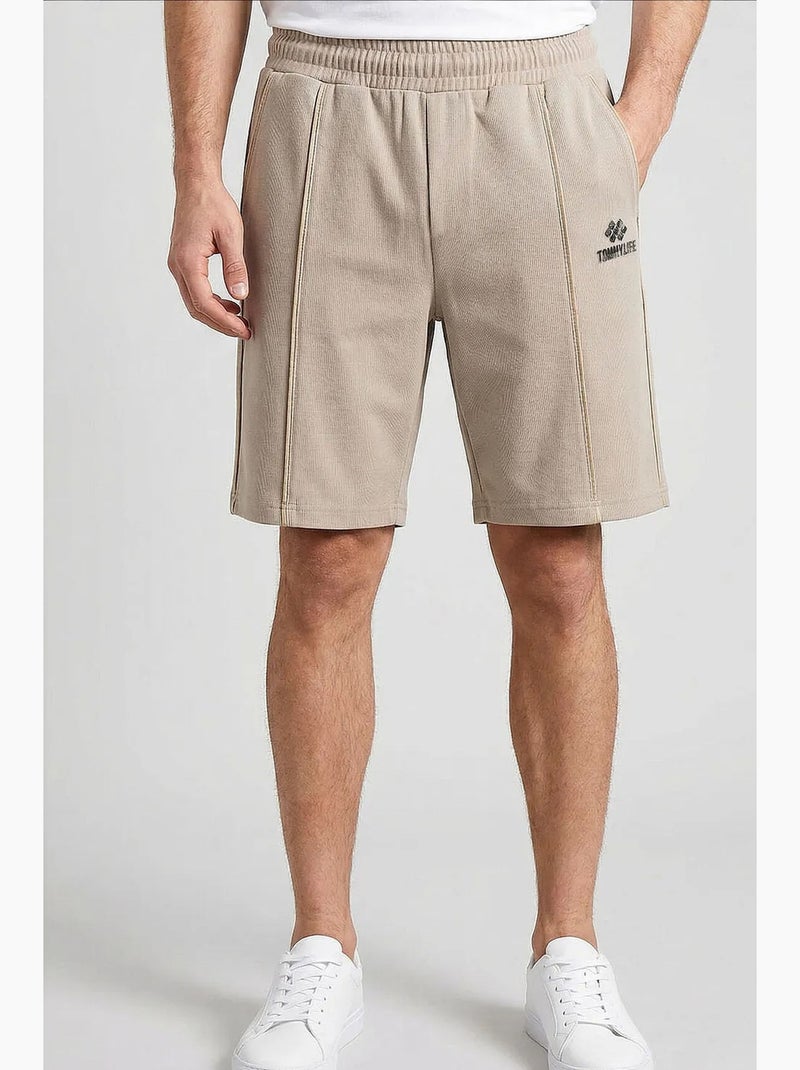 Shorts da uomo in cotone e poliestere tommy Sabbia - Kiabi