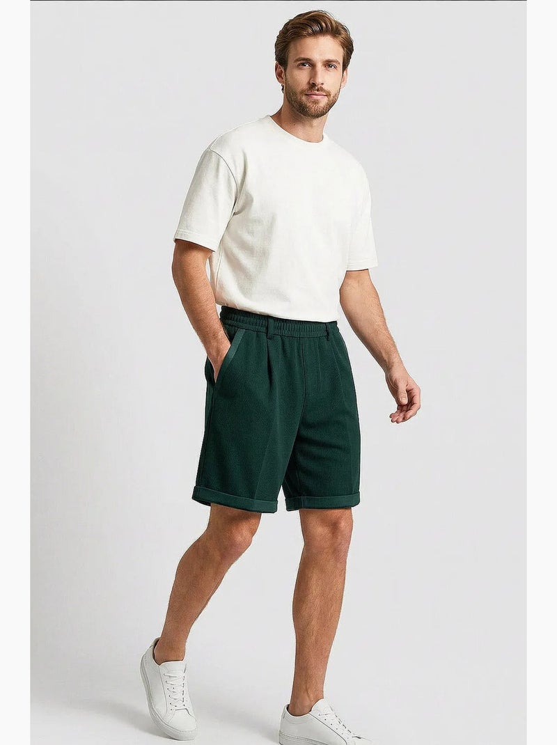 Shorts da uomo in cotone e poliestere tommy Verde scuro - Kiabi