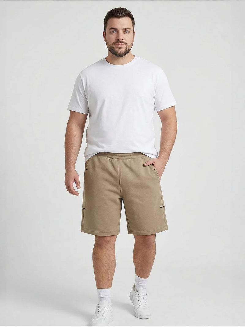 Shorts da uomo in cotone-poliestere tommy Beige argilla - Kiabi