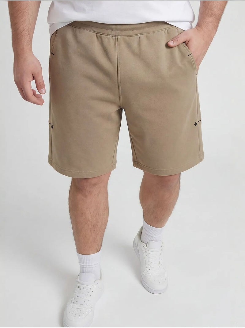 Shorts da uomo in cotone-poliestere tommy Beige argilla - Kiabi