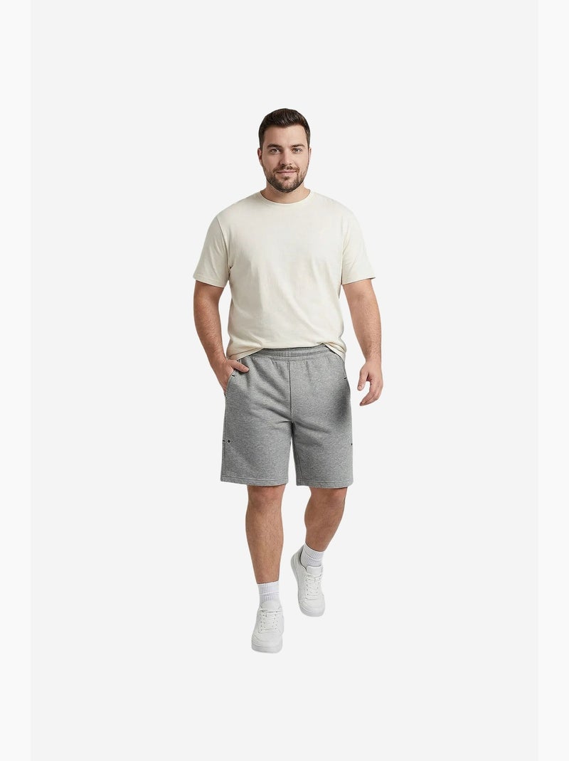 Shorts da uomo in cotone-poliestere tommy Grigio chiaro - Kiabi