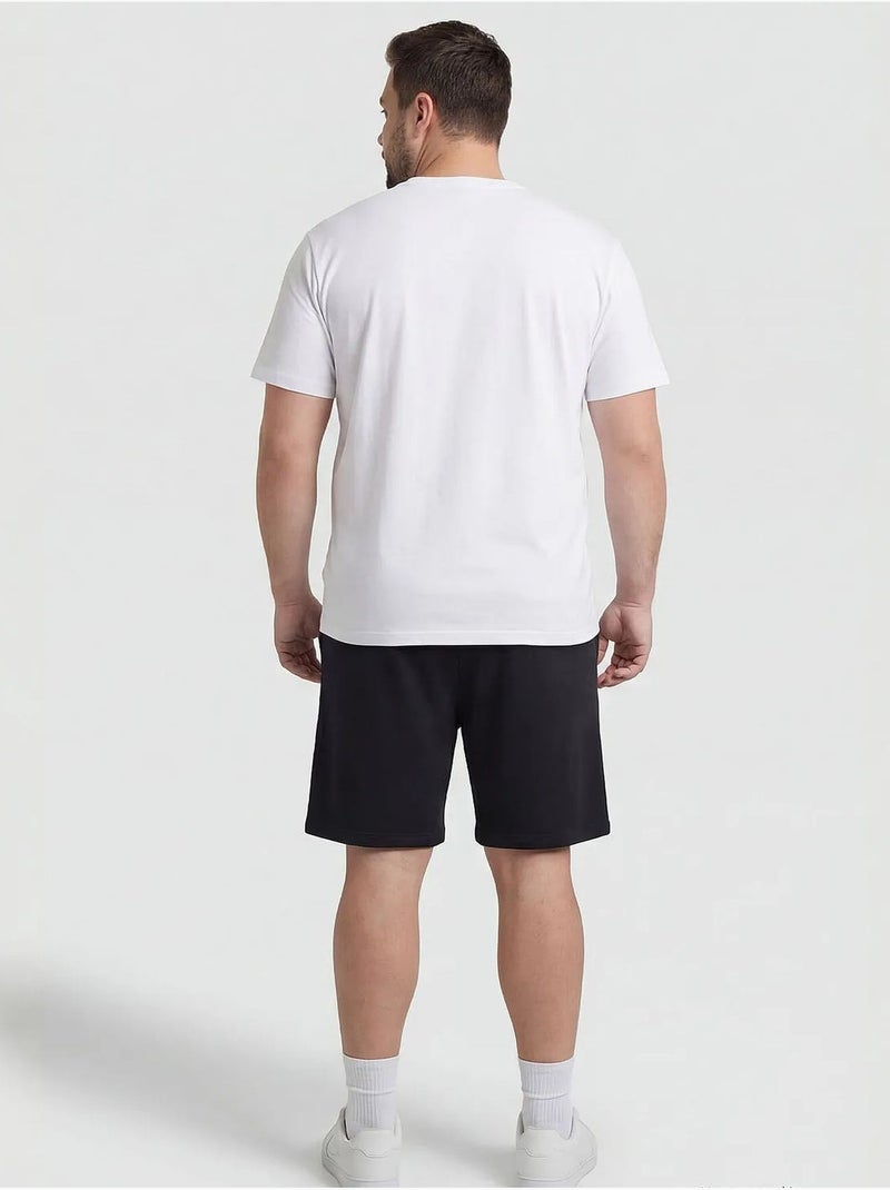 Shorts da uomo in cotone-poliestere tommy Nero - Kiabi