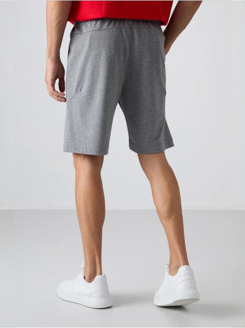 Shorts da uomo in misto cotone tommy Grigio - Kiabi