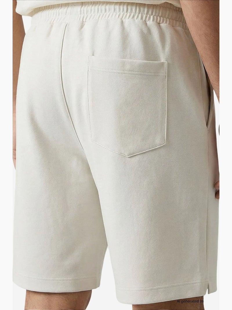 Shorts da uomo in poliestere-elastan tommy Bianco sporco - Kiabi