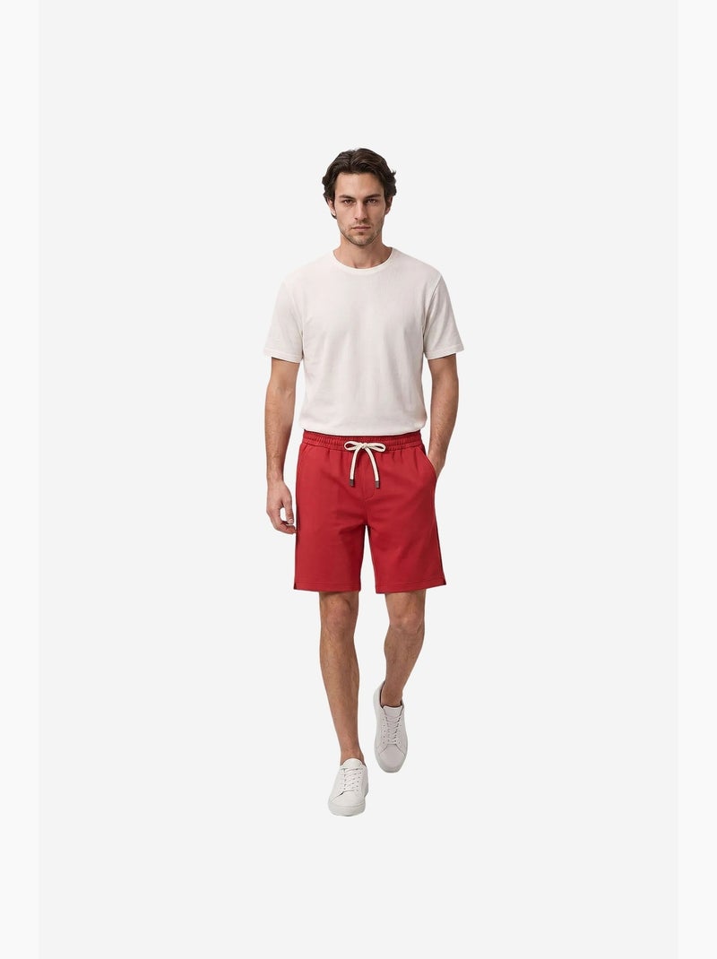 Shorts da uomo in poliestere-elastan tommy Rosso - Kiabi