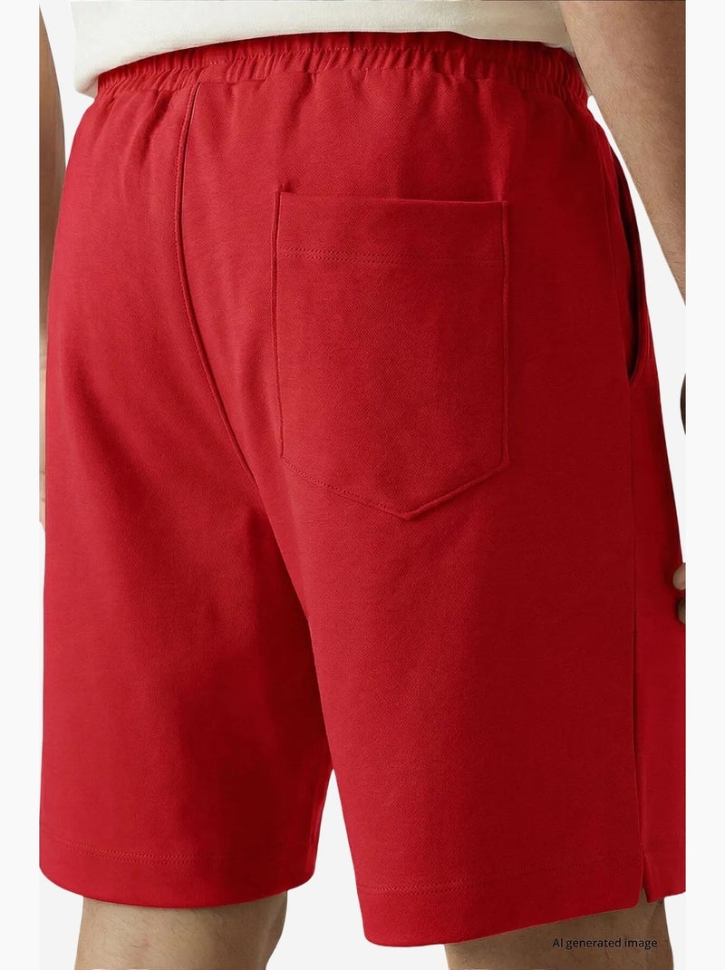Shorts da uomo in poliestere-elastan tommy Rosso - Kiabi