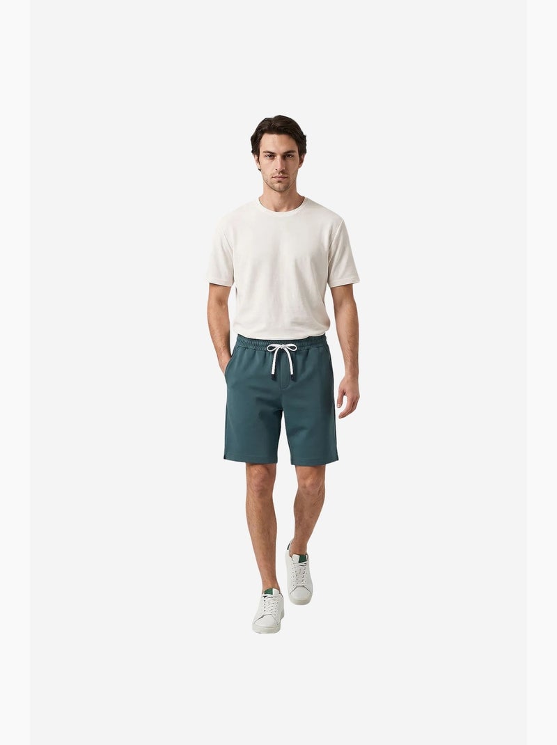 Shorts da uomo in poliestere-elastan tommy Verde bottiglia - Kiabi
