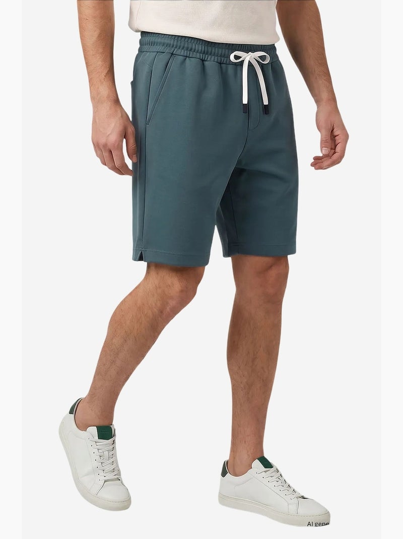 Shorts da uomo in poliestere-elastan tommy Verde bottiglia - Kiabi