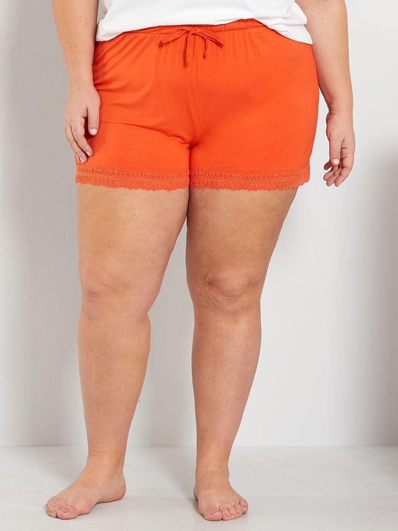 Shorts del pigiama arancio - Kiabi
