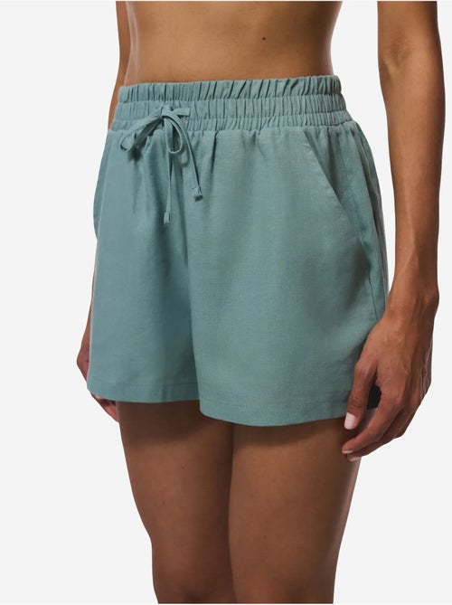 Shorts donna con vita elastica, vita media penti - Kiabi