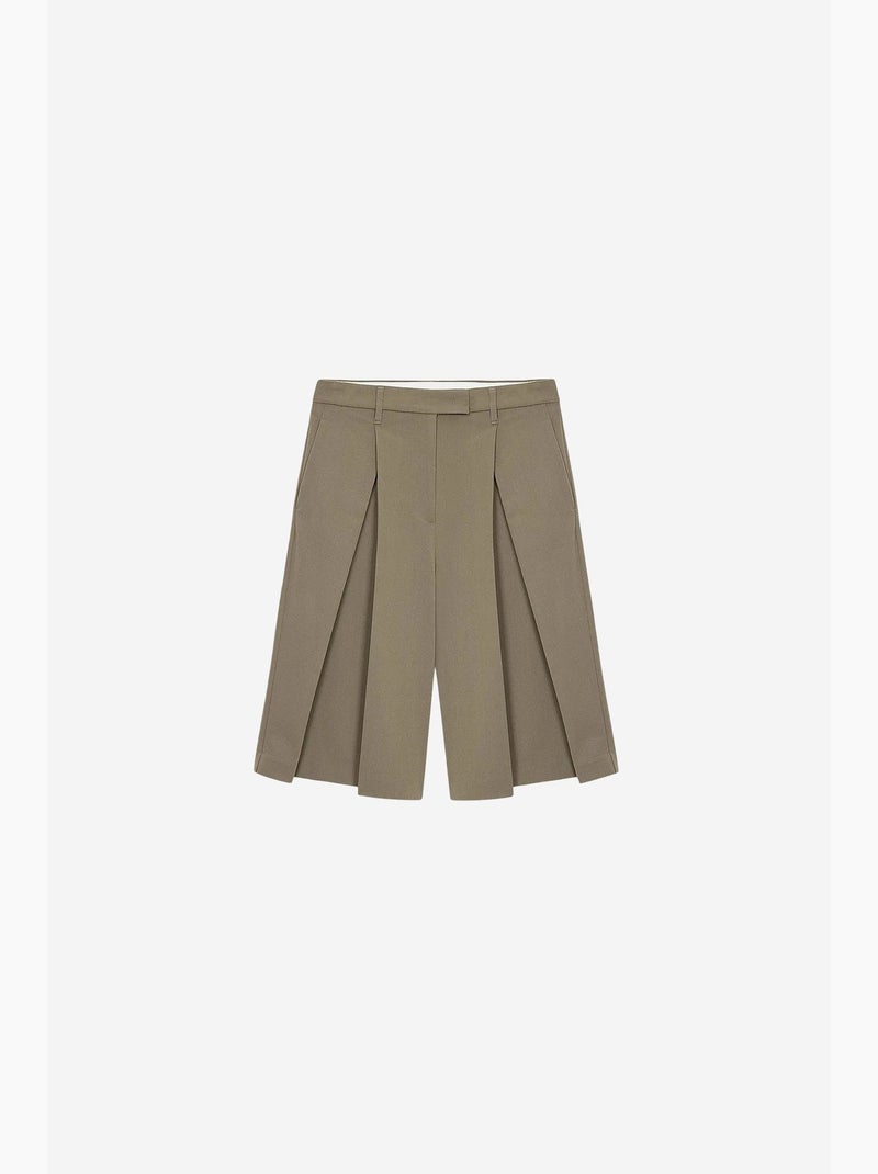 Shorts donna dal taglio sartoriale dilvin Cachi - Kiabi