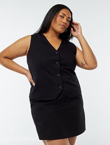 Shorts effetto gonna a vita alta