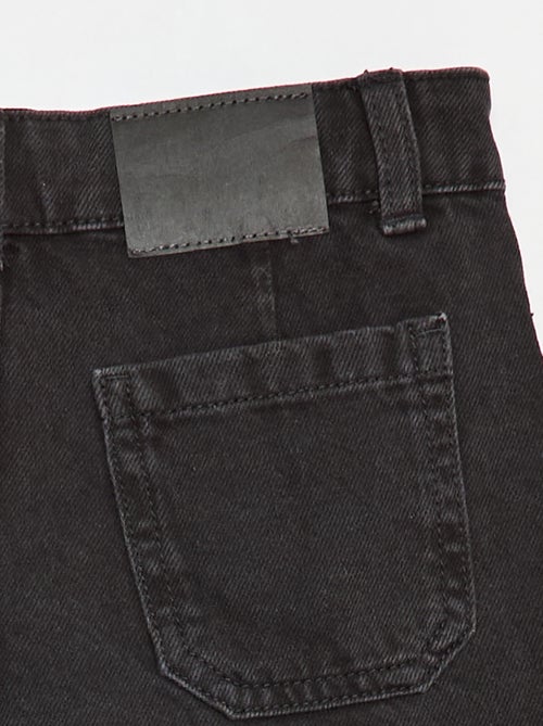 Shorts effetto gonna in denim plissettati - Kiabi