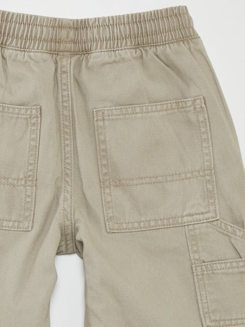 Shorts elasticizzati stile denim - Kiabi