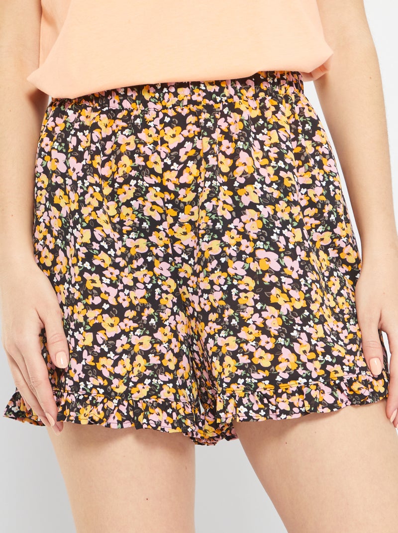 Shorts fantasia con vita elasticizzata 'JDY' nero - Kiabi