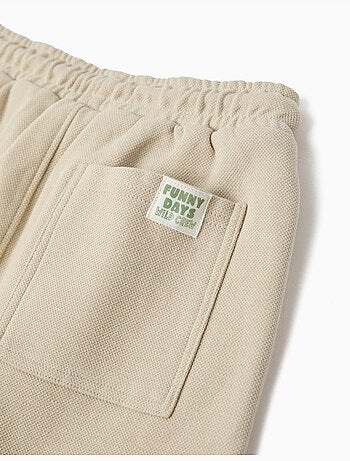 Shorts felpa testurizzati, MO Fashion