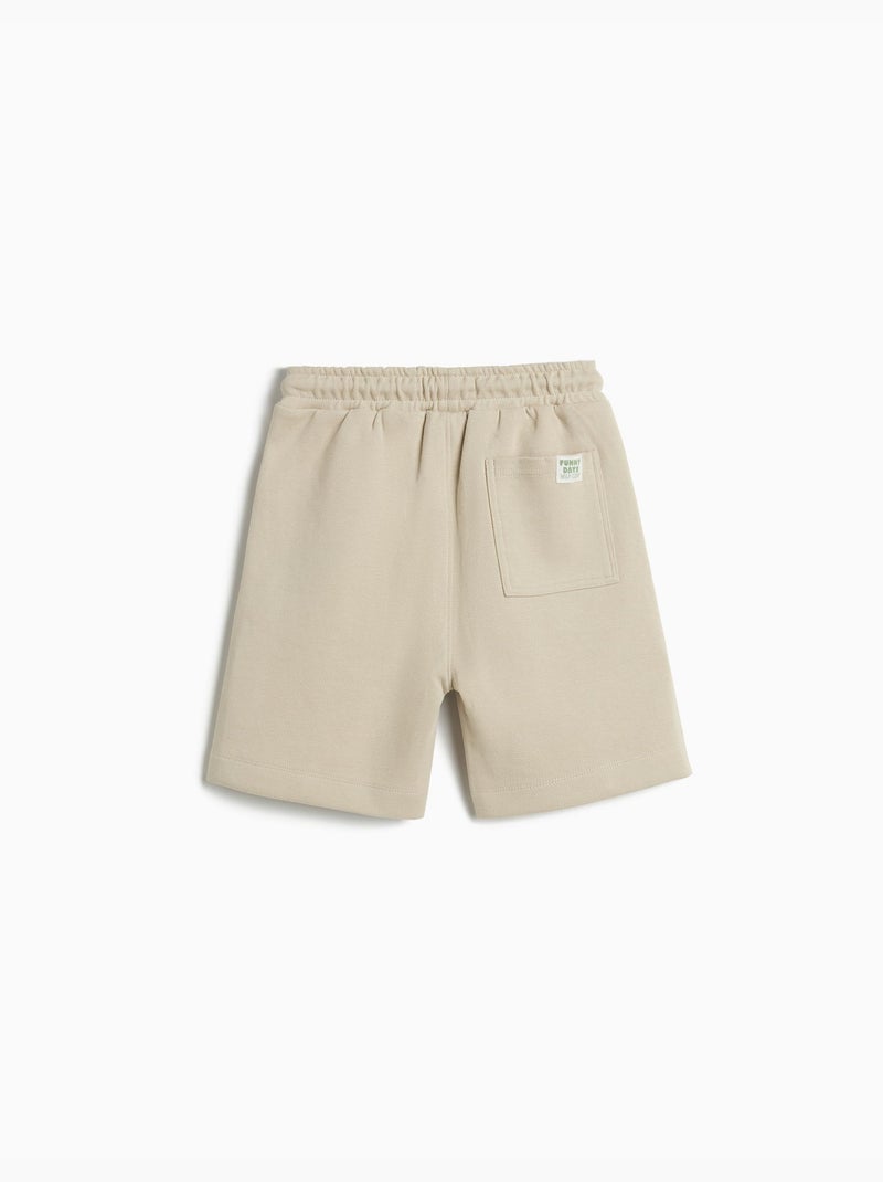 Shorts felpa testurizzati, MO Fashion Beige - Kiabi