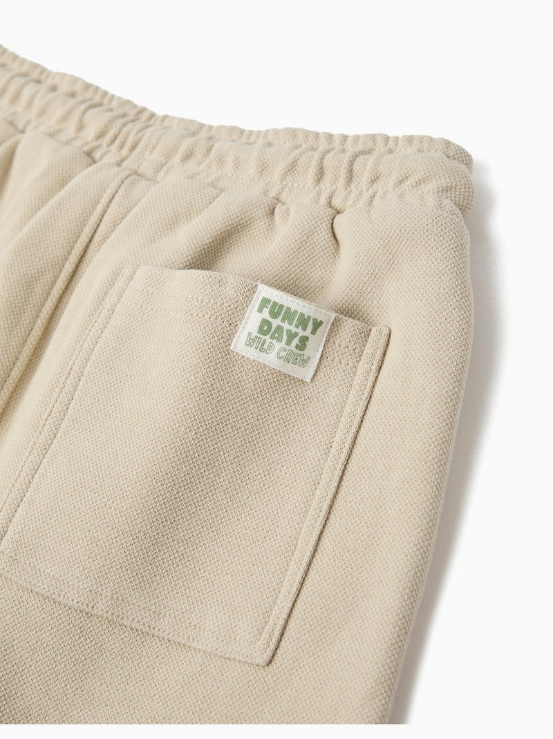 Shorts felpa testurizzati, MO Fashion Beige - Kiabi