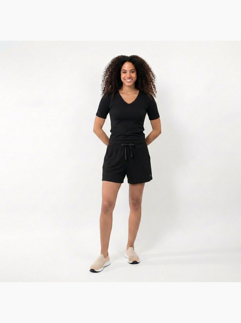 Shorts homewear donna Isotoner Nero - Kiabi