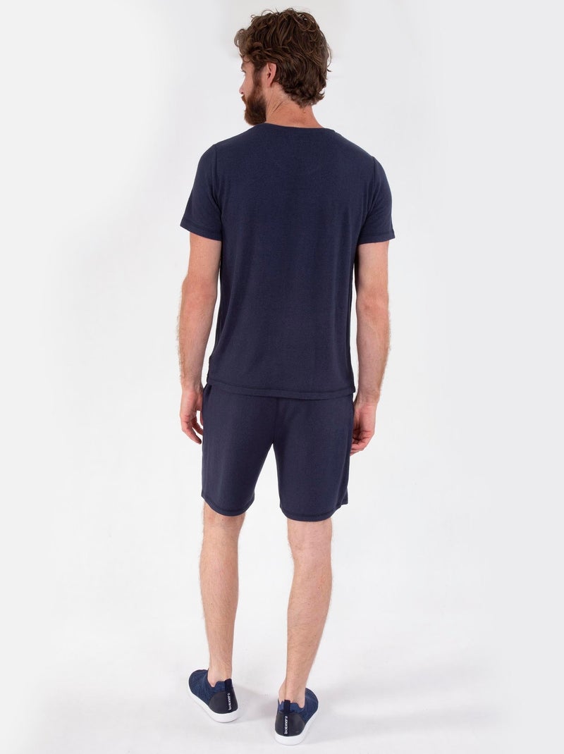 Shorts homewear uomo Isotoner Blu marino - Kiabi