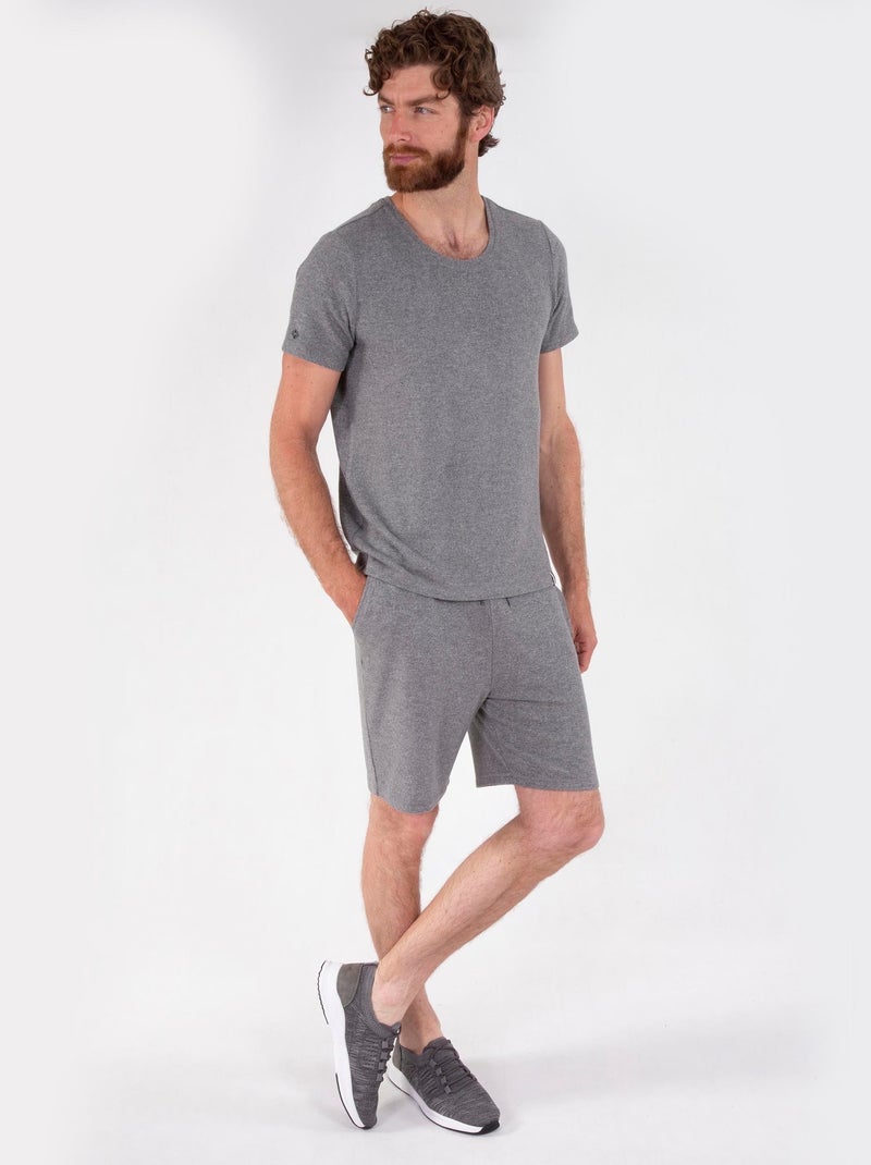 Shorts homewear uomo Isotoner Grigio melangiato - Kiabi