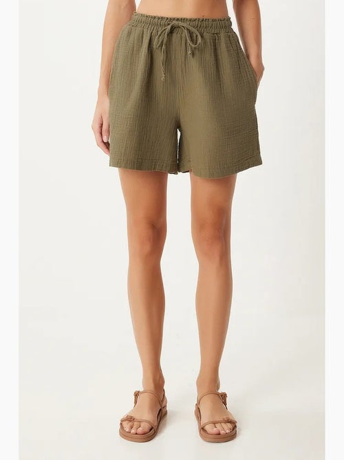 Shorts in cotone a vita alta a gamba ampia istanbul - Kiabi Shorts in cotone a vita alta a gamba ampia istanbul - Kiabi
