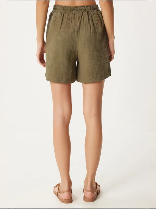 Shorts in cotone a vita alta a gamba ampia istanbul - Kiabi Shorts in cotone a vita alta a gamba ampia istanbul - Kiabi