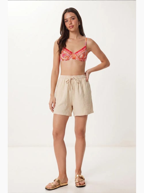 Shorts in cotone a vita alta a gamba ampia istanbul - Kiabi Shorts in cotone a vita alta a gamba ampia istanbul - Kiabi