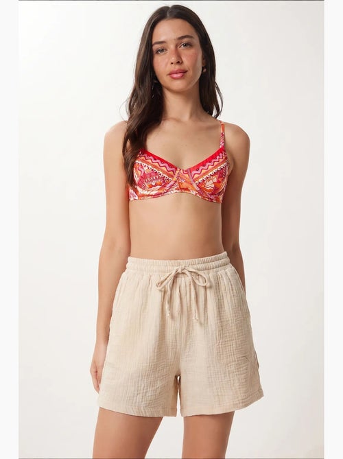 Shorts in cotone a vita alta a gamba ampia istanbul - Kiabi Shorts in cotone a vita alta a gamba ampia istanbul - Kiabi