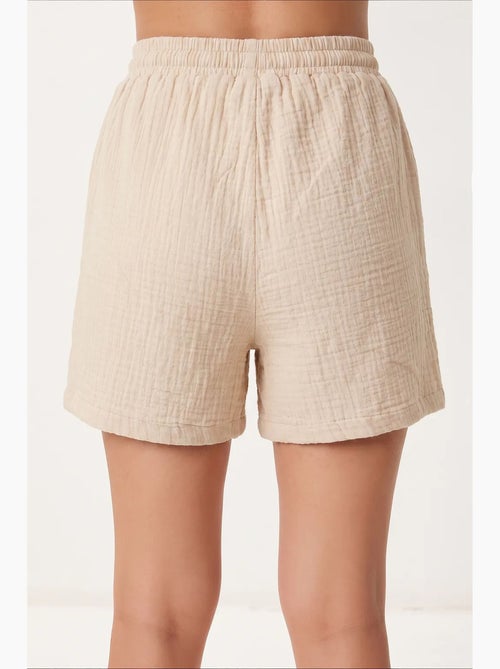 Shorts in cotone a vita alta a gamba ampia istanbul - Kiabi Shorts in cotone a vita alta a gamba ampia istanbul - Kiabi