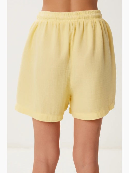 Shorts in cotone a vita alta a gamba ampia istanbul - Kiabi Shorts in cotone a vita alta a gamba ampia istanbul - Kiabi