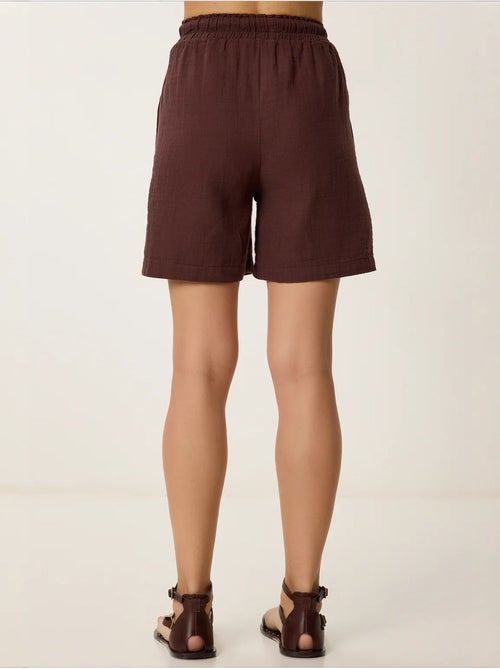 Shorts in cotone a vita alta a gamba ampia istanbul - Kiabi Shorts in cotone a vita alta a gamba ampia istanbul - Kiabi