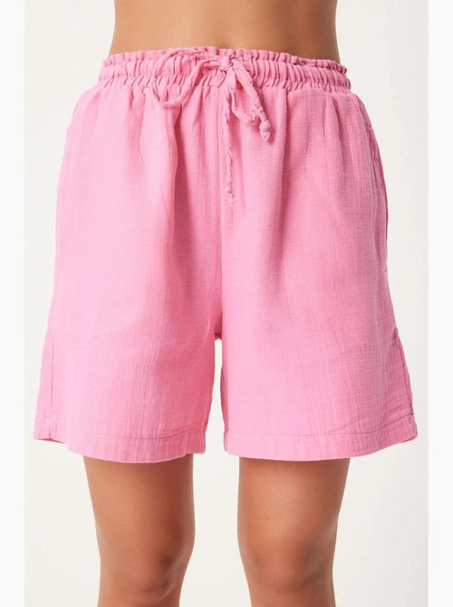 Shorts in cotone a vita alta a gamba ampia istanbul - Kiabi Shorts in cotone a vita alta a gamba ampia istanbul - Kiabi