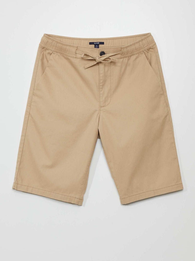 Shorts in cotone BEIGE - Kiabi
