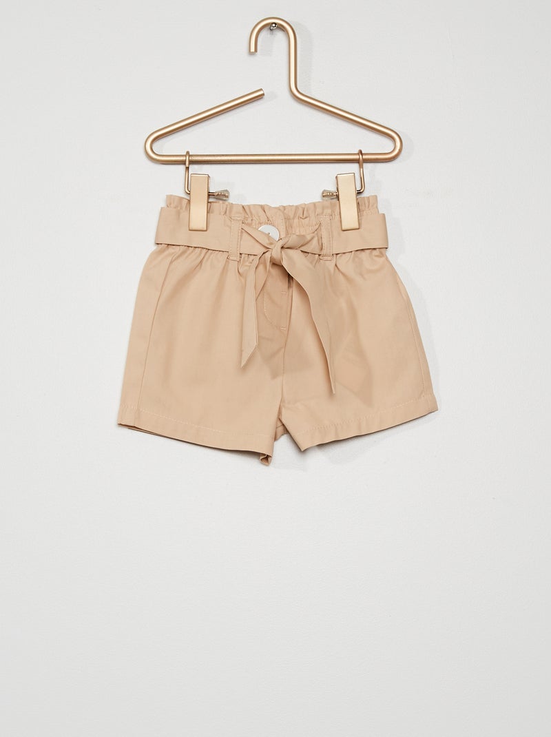 Shorts in cotone BEIGE - Kiabi