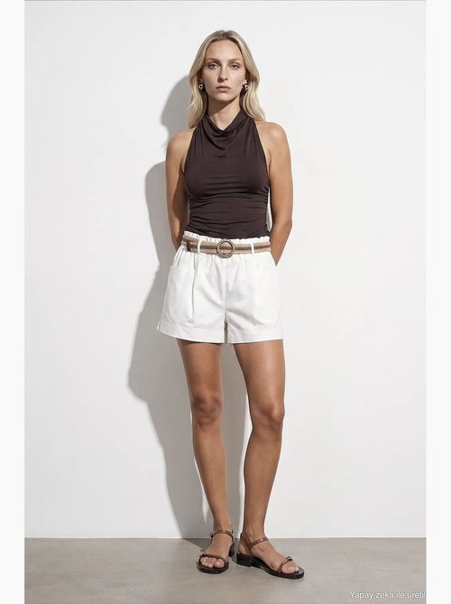 Shorts in cotone ed elastan dilvin - Kiabi Shorts in cotone ed elastan dilvin - Kiabi