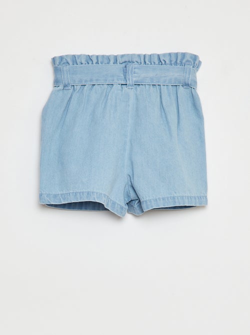 Shorts in cotone effetto denim - Kiabi