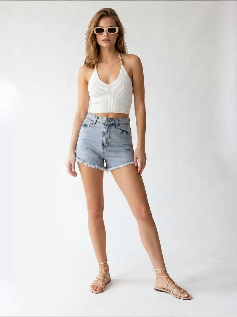 Shorts in cotone mixray Blu chiaro - Kiabi