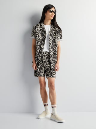 Shorts in cotone stampato
