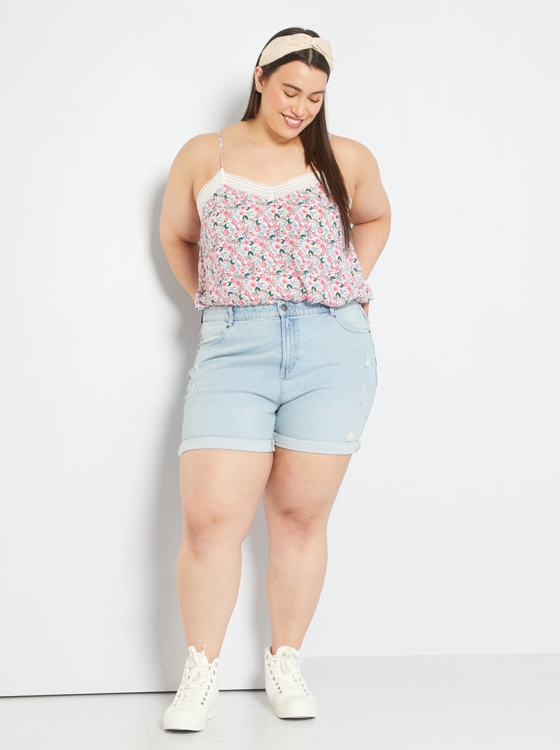 Shorts in denim 5 tasche BLU - Kiabi
