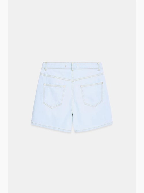 Shorts in denim a vita alta a gamba ampia dilvin - Kiabi Shorts in denim a vita alta a gamba ampia dilvin - Kiabi