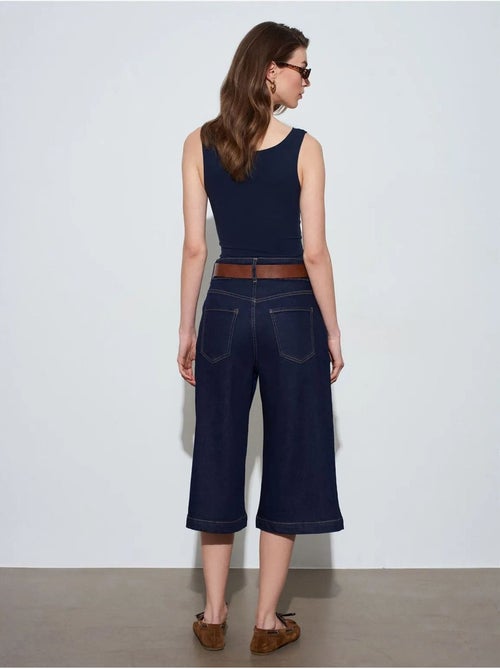 Shorts in denim a vita alta a gamba ampia dilvin - Kiabi Shorts in denim a vita alta a gamba ampia dilvin - Kiabi