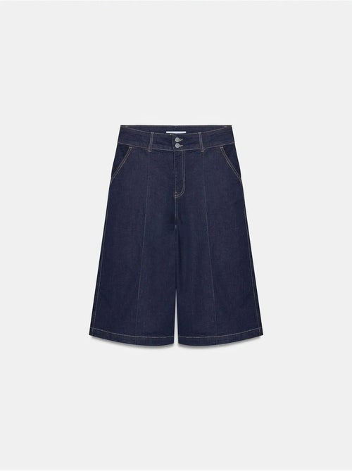 Shorts in denim a vita alta a gamba ampia dilvin - Kiabi Shorts in denim a vita alta a gamba ampia dilvin - Kiabi